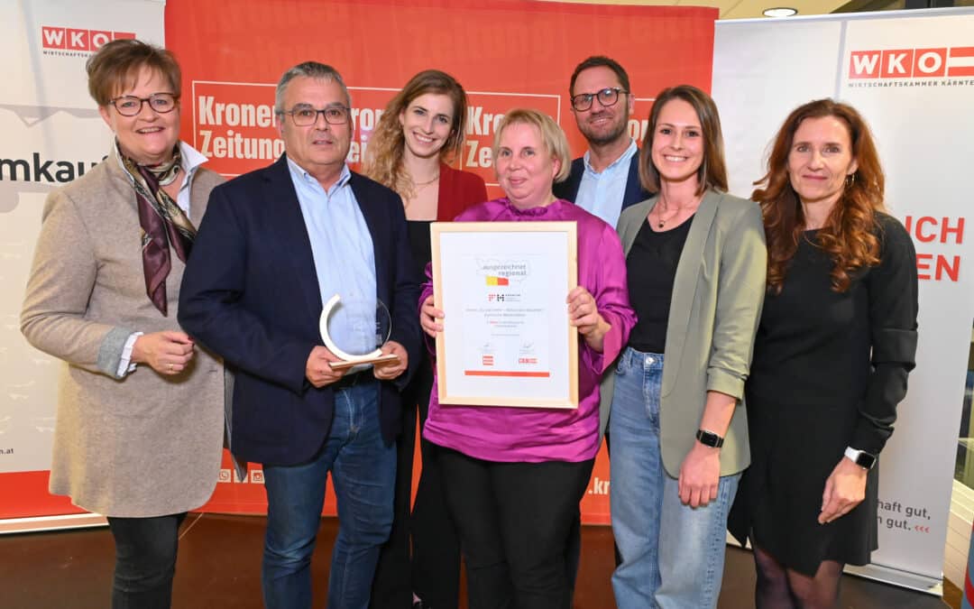 Ausgezeichnet Regional Award – Ein Meilenstein für die Karnischen Werkstätten